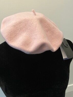 Parkhurst 100% Wool Basque Beret NWT Pink Pearl B-Dry OS